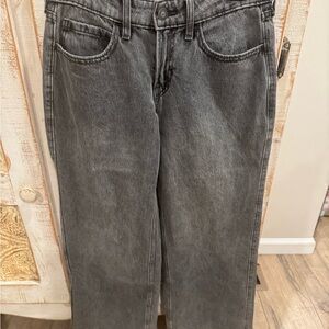 Hollister Gray Flare & Wide Leg Jeans